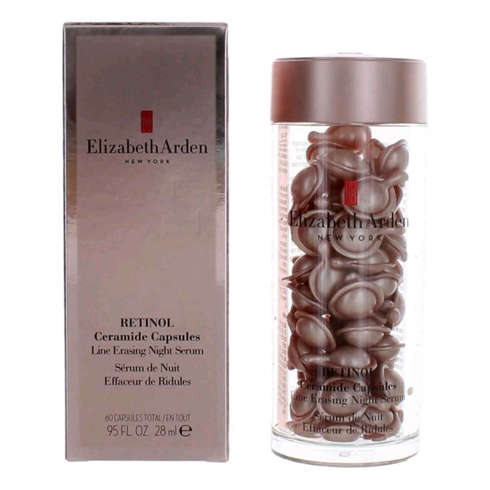elizabeth arden retinol ceramide capsules line erasing night serum gift set